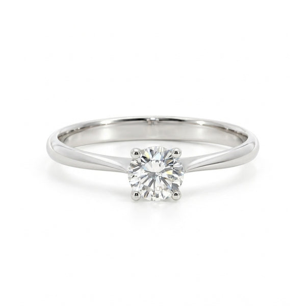 ANILLO SOLITARIO CUATRO GARRAS CON DIAMANTE 0.36 QUILATES