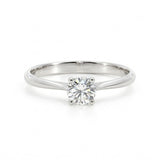 ANILLO SOLITARIO CUATRO GARRAS CON DIAMANTE 0.36 QUILATES