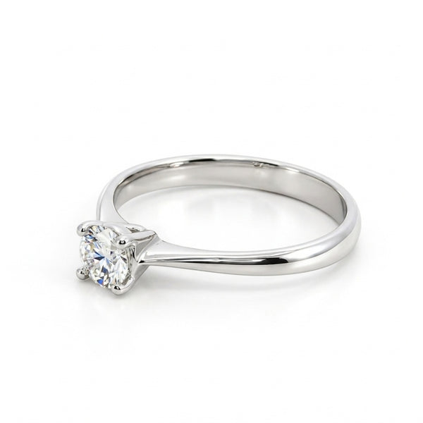 ANILLO SOLITARIO CUATRO GARRAS CON DIAMANTE 0.36 QUILATES