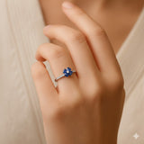 JAIDA EMERALD AND DIAMOND RING