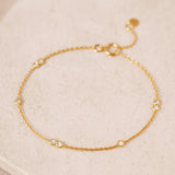 PULSERA CON DIAMANTES NIMA