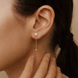 PENDIENTES PERLA Y DIAMANTE SERENA