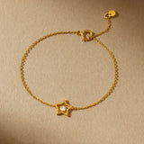 PULSERA ESTRELLA CON DIAMANTE LUCILE