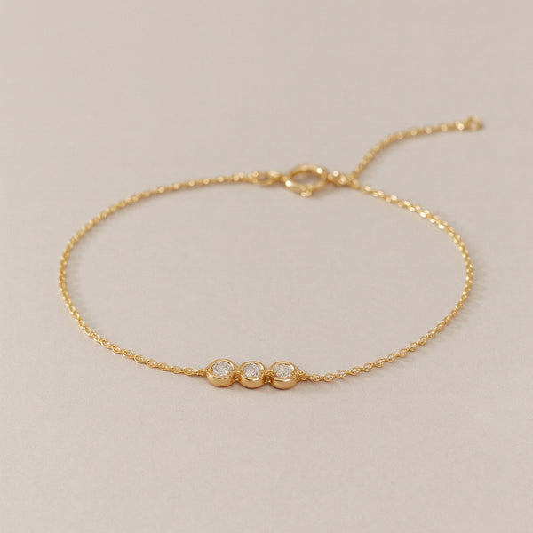 PULSERA CON DIAMANTES NEMESIS