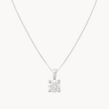 COLGANTE CON DIAMANTE GARRAS 0.40 QUILATES PUNTO DE LUZ CERTIFICADO IGI