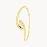 ANILLO SOLITARIO CRUZADO CON DIAMANTE 0.020 QUILATES HELENE