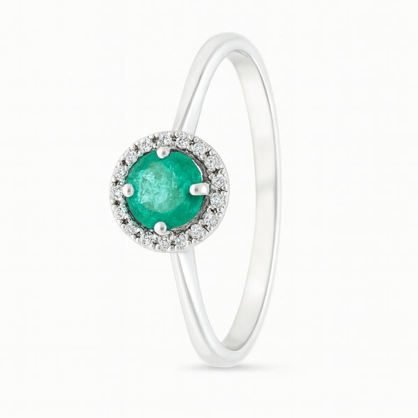 ANILLO ESMERALDA Y DIAMANTES BERIT