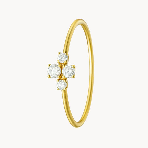 ANILLO CON DIAMANTES BASIRA