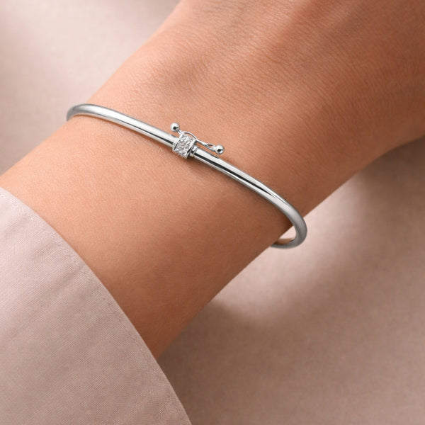 PULSERA MEDIA CAÑA CON CIRCONITAS ARLET