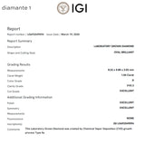 PENDIENTES DIAMANTES CREADOS 2.060 QUILATES CERTIFICADO IGI