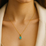 COLGANTE CUARZO AZUL MAKENA