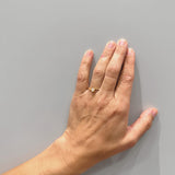 ANILLO SOLITARIO CHATON CON DIAMANTE 0.10 QUILATES JODENE