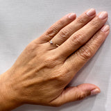 ANILLO ABIERTO CON DIAMANTES OLIVETTE