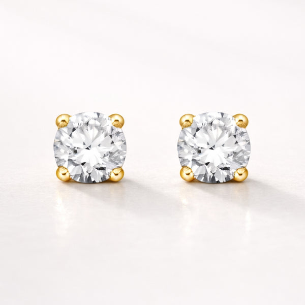 PENDIENTES DIAMANTES CREADOS 1.040 QUILATES CERTIFICADO IGI