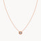 COLGANTE DIAMANTE CHATON 0.10 QUILATES PUNTO DE LUZ
