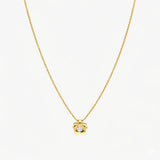 COLGANTE FLOR CON DIAMANTE CAELIE