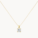 COLGANTE DIAMANTE CREADO 1 QUILATE CERTIFICADO IGI