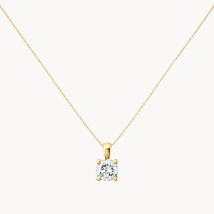 COLGANTE DIAMANTE CREADO 1 QUILATE CERTIFICADO IGI