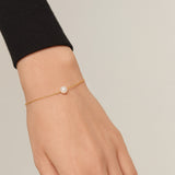 PULSERA CON PERLA LORA