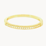 ANILLO MEDIA ALIANZA CON DIAMANTES 0.060 QUILATES KALEY