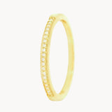 ANILLO MEDIA ALIANZA CON DIAMANTES 0.060 QUILATES KALEY