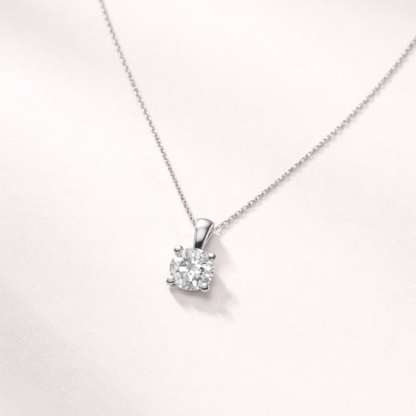 COLGANTE DIAMANTE CREADO 1 QUILATE CERTIFICADO IGI