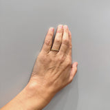 ANILLO MEDIA ALIANZA CON DIAMANTES 0.060 QUILATES KALEY