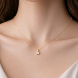 COLGANTE DIAMANTE CREADO 0.76 QUILATES CERTIFICADO IGI