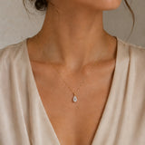 COLGANTE DIAMANTE CREADO 0.76 QUILATES PERILLA CERTIFICADO IGI