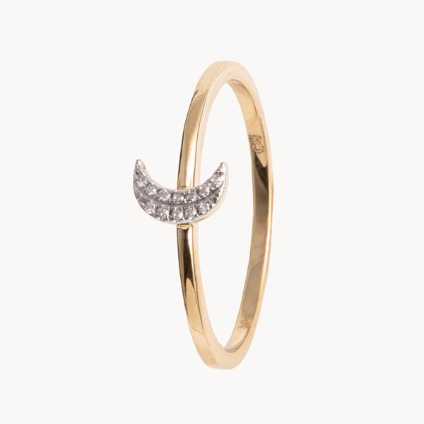 MOON RING WITH CERYS DIAMONDS