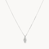 COLGANTE DIAMANTE CREADO 0.77 QUILATES MARQUISE CERTIFICADO IGI