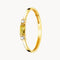 ANILLO FINO VERTICAL CON CITRINO Y BLANCAS