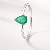 RING MIT SMARAGD JILLY