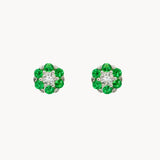 GREEN ZIRCONIA EARRINGS RENIE