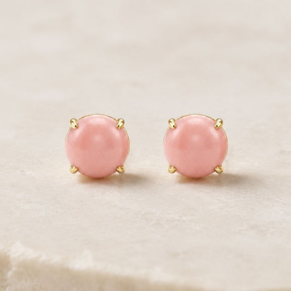 PENDIENTES CUARZOS ROSA CLEENA