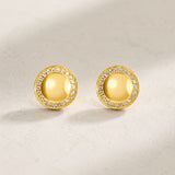 PENDIENTES CIRCONITAS BLANCAS EMERY