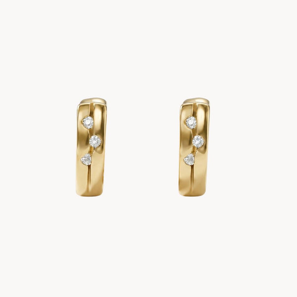 PENDIENTES CIRCONITAS BLANCAS KIA