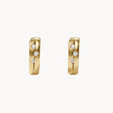 PENDIENTES CIRCONITAS BLANCAS KIA