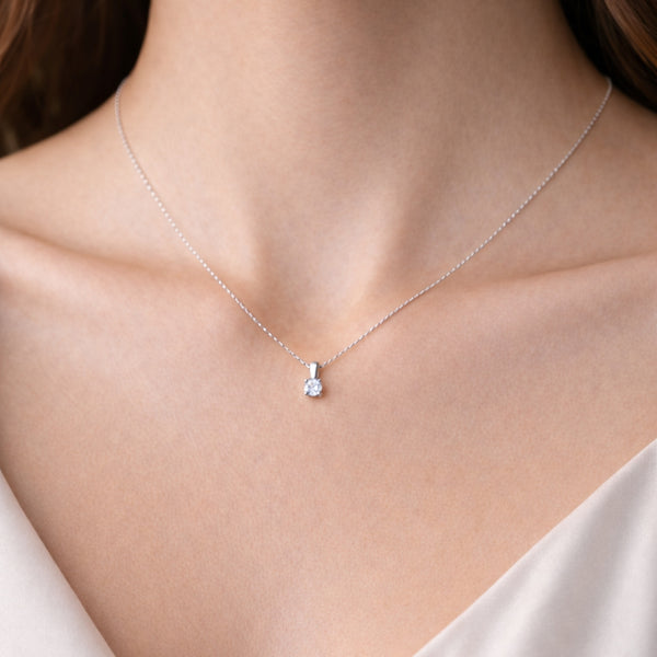 PENDENTE DIAMANTE CRIADO 0,52 QUILATES CERTIFICADO IGI