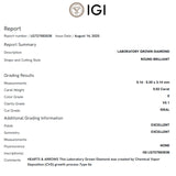 PENDENTE DIAMANTE CRIADO 0,52 QUILATES CERTIFICADO IGI