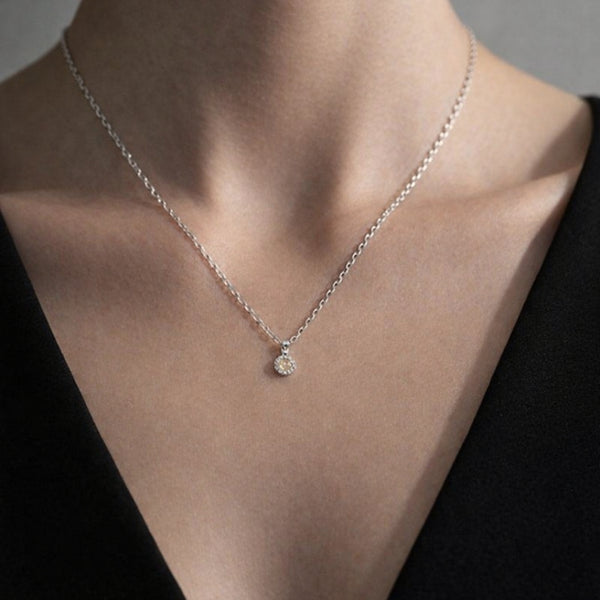 Pendant with Diamonds and Brown Diamond Germaine