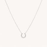 COLGANTE HERRADURA CON DIAMANTES JANEKA