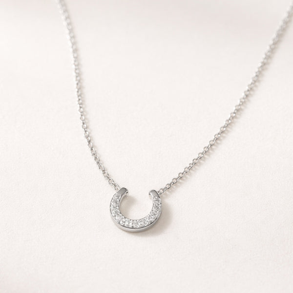 COLGANTE HERRADURA CON DIAMANTES JANEKA