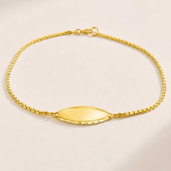 Oval Plaque ID Bracelet