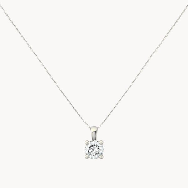 COLGANTE DIAMANTE CREADO 0.83 QUILATES CERTIFICADO IGI