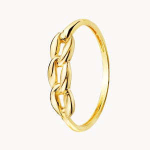 ANILLO CADENA TRES ESLABONES