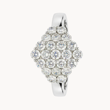 ANILLO ROMBO DE DIAMANTES NATURALES