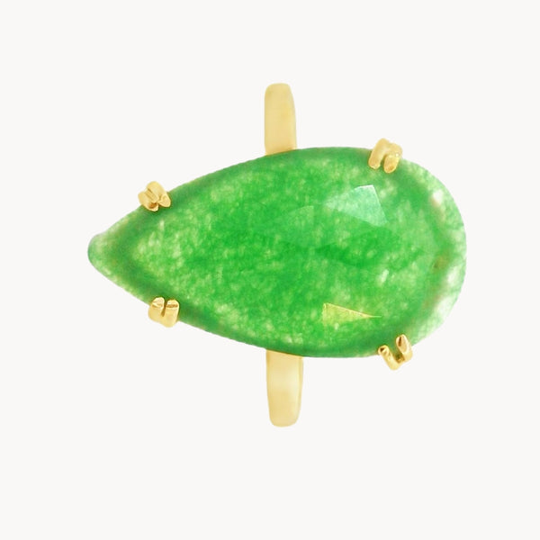 ANILLO CUARZO VERDE