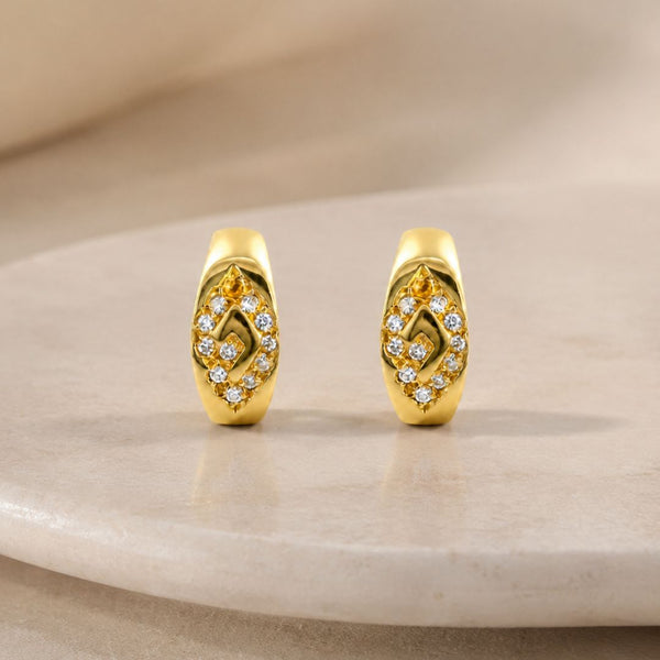 PENDIENTES CIRCONITAS BLANCAS MERRYN