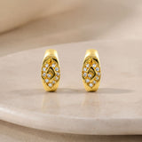 PENDIENTES CIRCONITAS BLANCAS MERRYN